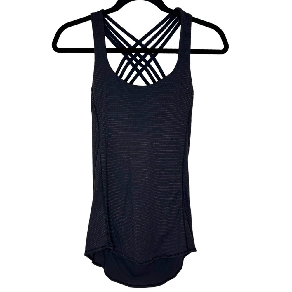 Lululemon Wild Tank- Heathered Black / Black - Picture 6 of 12